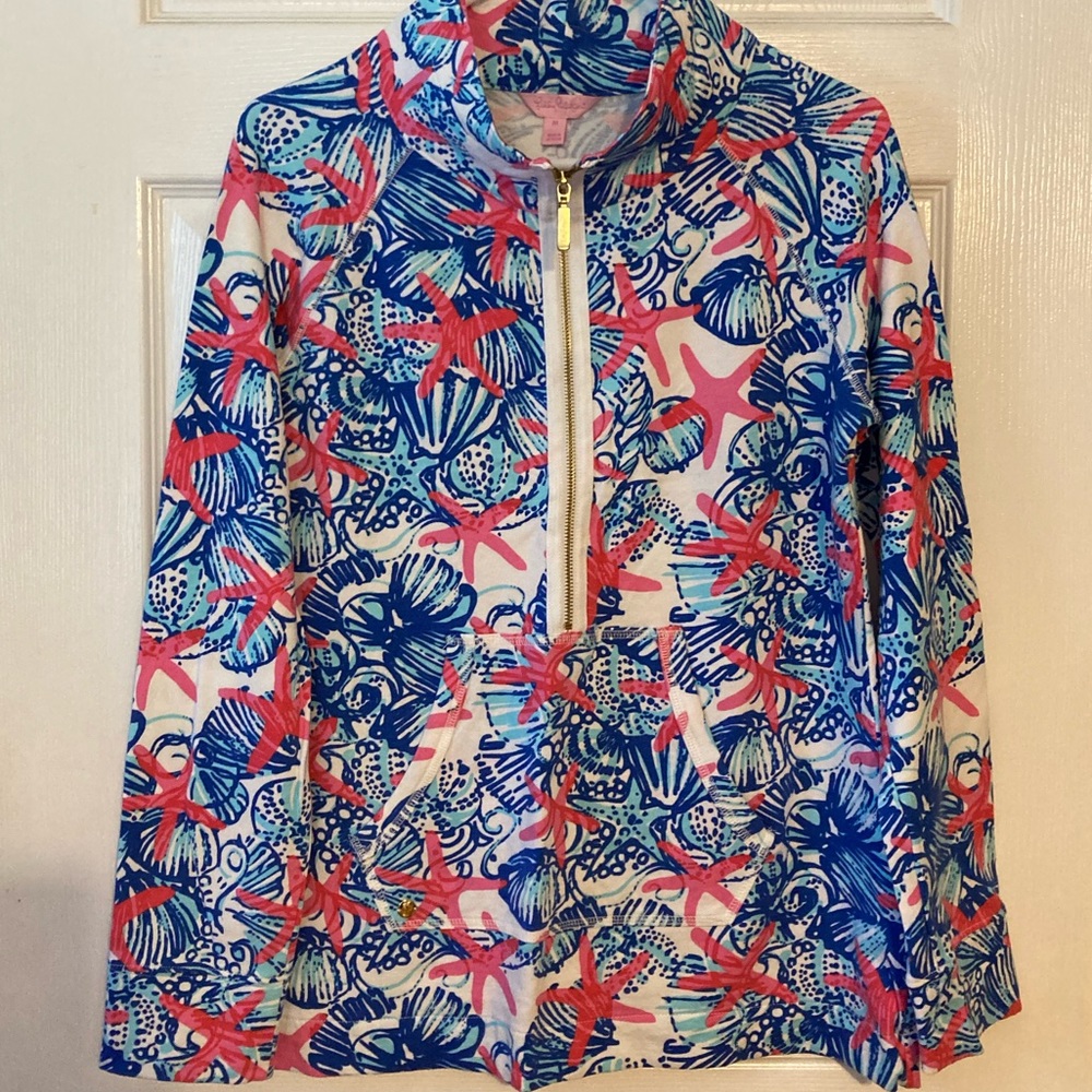 Lilly Pulitzer Rare She She Shells popover in EUC